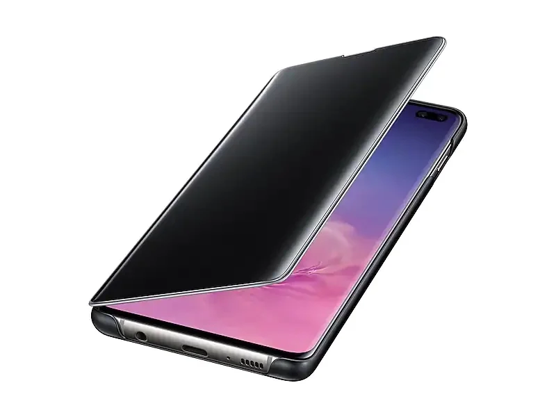 Официальный S-View кожаный захлопывающийся Чехол-книжка чехол samsung Galaxy S10 плюс S10e крышка чехол для зеркала Smart View прозрачный телефон случае