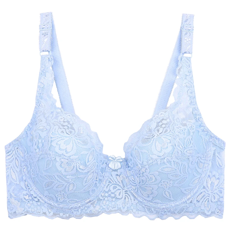 Plus Size Push Up Ultra thin Sexy Full Lace Coverage