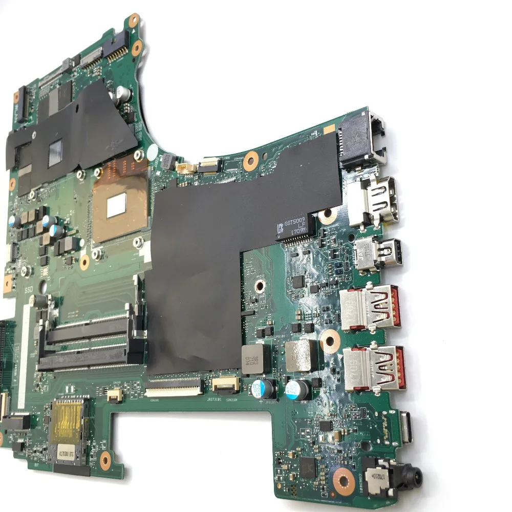  KEFU GL753VD For ASUS GL753VD laptop motherboard GTX1050M mainboard 4G video memory I7-7700HQ cpu T