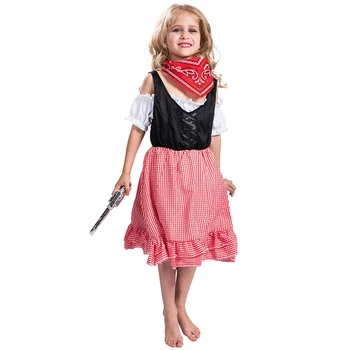 

Cowgirl Western Cowboy Kids Girls Halloween Costume