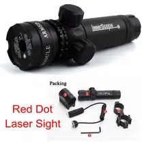Tactical 5mw Red Laser Sight Rifle Gun Scope Riflescope Designator 20mm Mount Tail Switch Airsoft Hunting Pressure Switch tactical 5mw red laser sight rifle scope riflescope designator 20mm mount tail switch for hunting