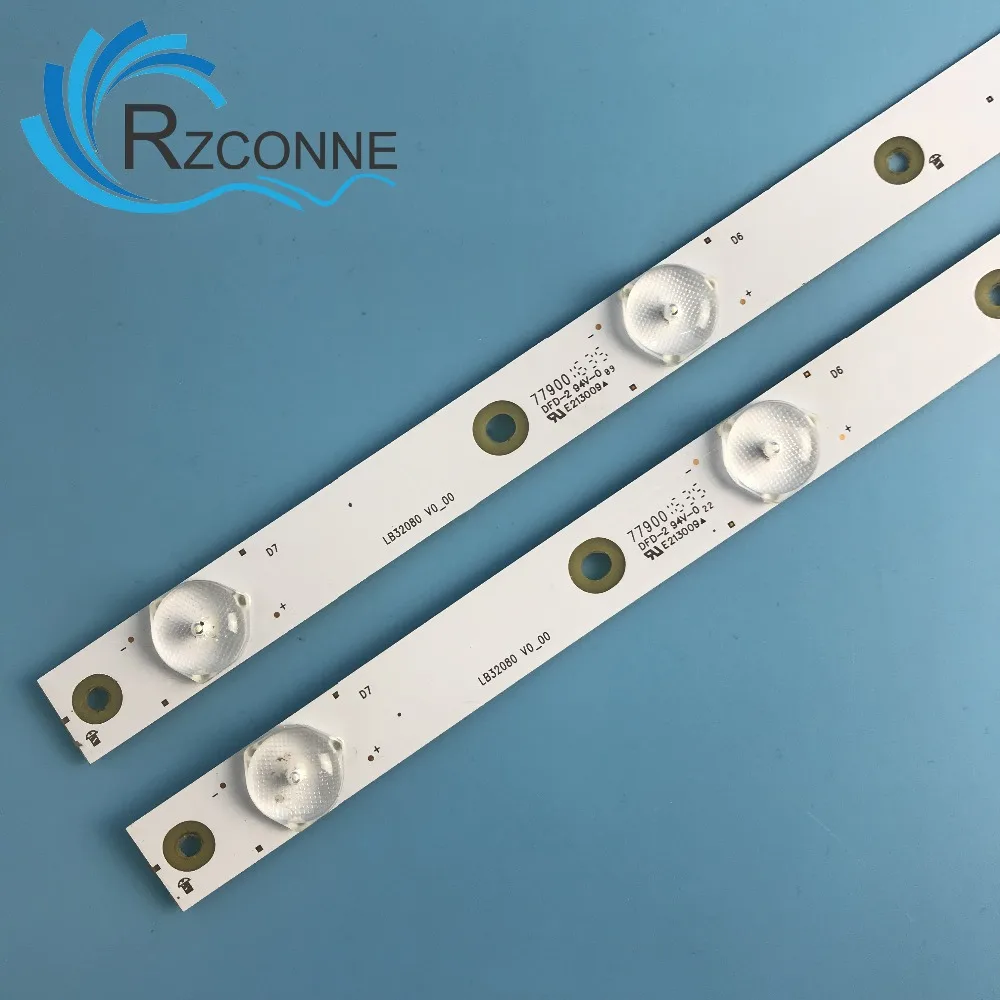 620 мм светодиодный Подсветка полоса 7 лампы для PHILIPS sony 3" ТВ ...