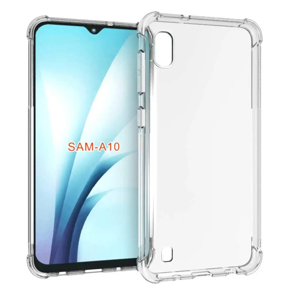 Противоударный прозрачный ТПУ чехол для телефона Samsung Galaxy Note 10 + A7 2017 J7 2016 A2 Core