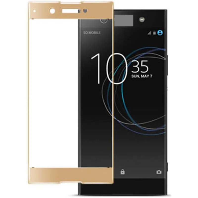 2 шт. черный ультра тонкий Защита экрана закаленное стекло для sony Xperia XA1 X A1 G3116 G3112