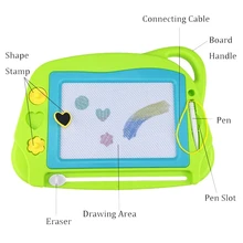 Детская магнитная доска для рисования, магнитная доска с граффити, маленькая Классная доска, детская многофункциональная цветная доска для письма, перезаписываемая