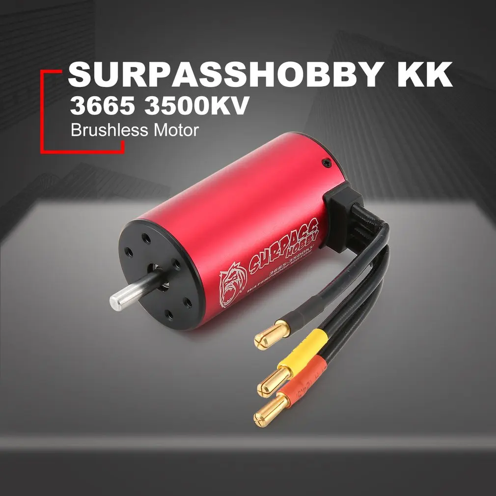 SURPASSHOBBY 3665 2900KV/3500KV бесщеточный двигатель для 1:10 GTR/Lexus 2S 3S RC Дрифт гоночный внедорожный автомобиль игрушка водонепроницаемый Бессенсорный