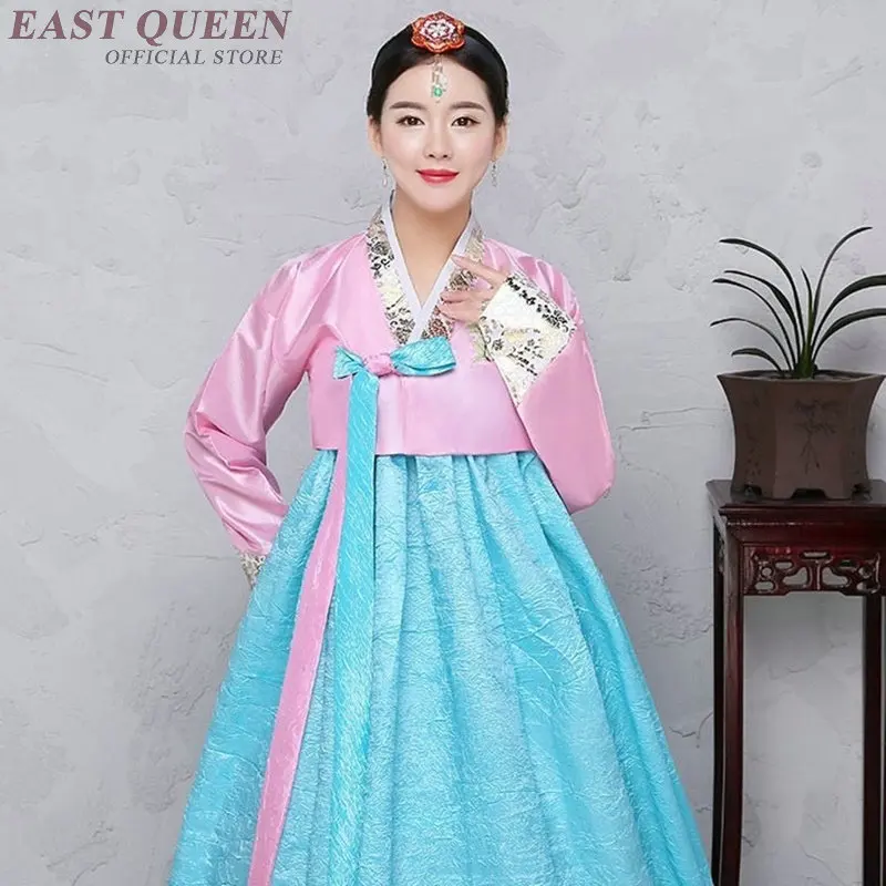 Корейский ханбок национальный костюм традиционное корейское платье косплей корейский ханбок свадебное платье представление Одежда ханбок KK2259