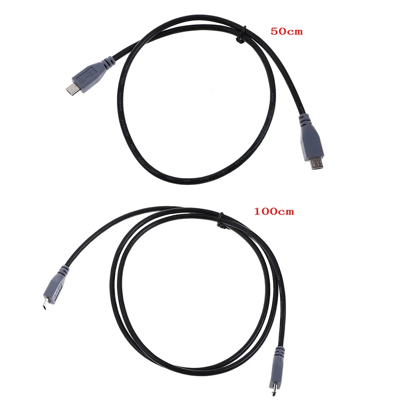 1 шт. 25/50/100 см микро USB кабель переходник папа Micro usb для передачи данных со штекером
