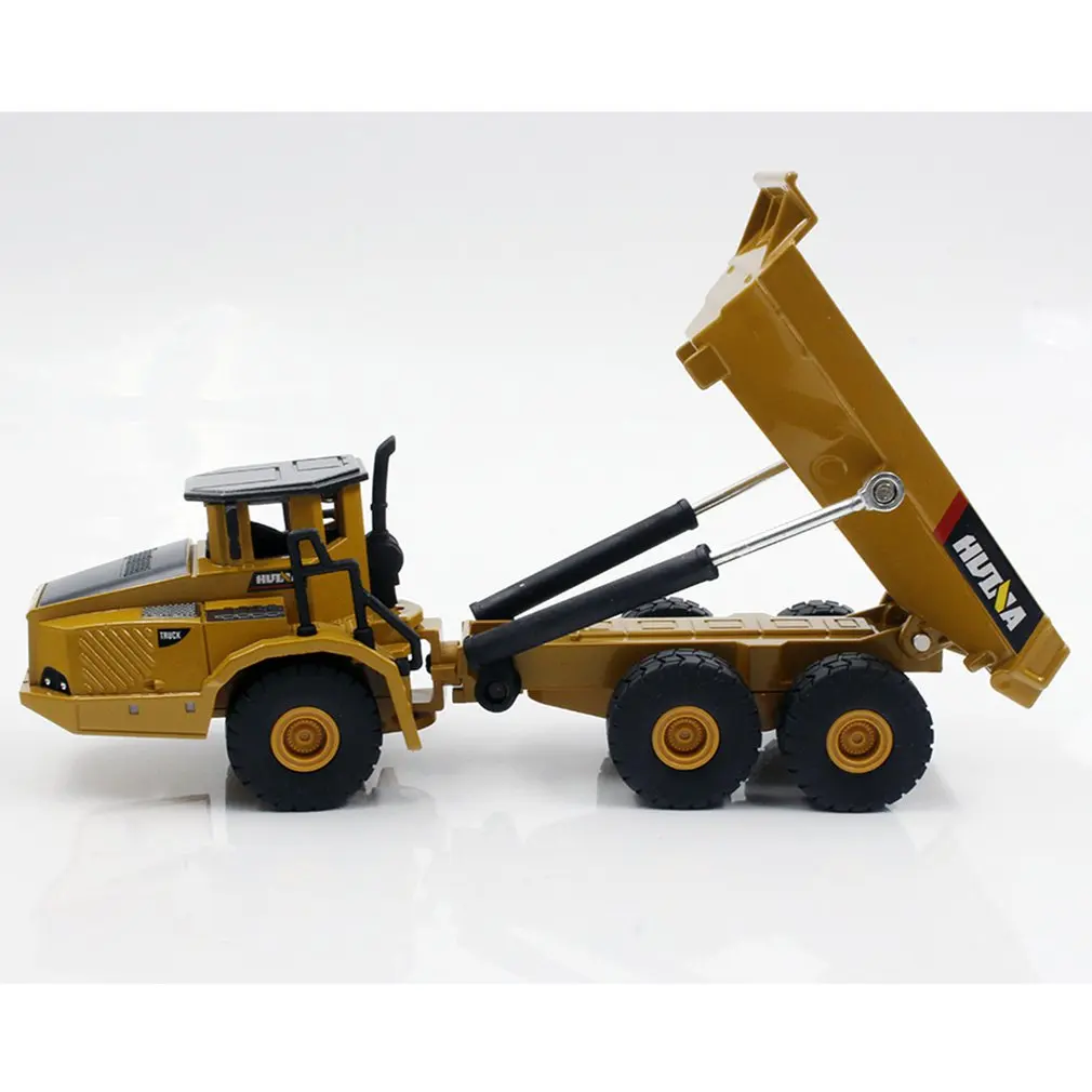 

HUINA TOYS 1/50 Alloy Dump Trucks Car CarDie-Cast Metal Professional Engineering Construction Vehicle Model Truck Kids Xmas Toy