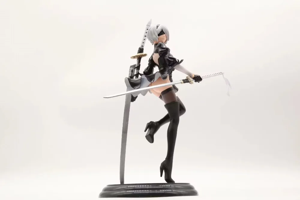Экшн фигурка NieR Automata YoRHa № 2 Тип B привлекательная девушка 2B аниме ПВХ новая