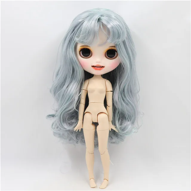 ICY factory шарнирная кукла blyth toy индивидуальные лицо с зубами белая кожа сустава тела пользовательские куклы 30 см - Цвет: naked doll