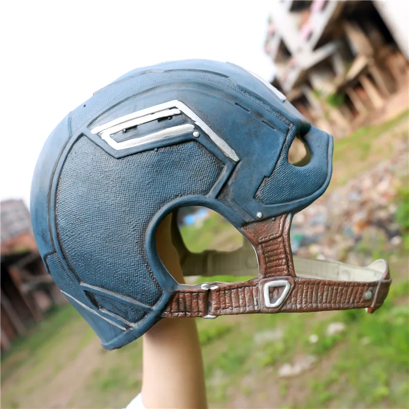Такерлама Капитан Америка шлем для Первый мститель: противостояние латексные Косплей Steven Rogers резиновые Хэллоуин-шлем маска коллекция