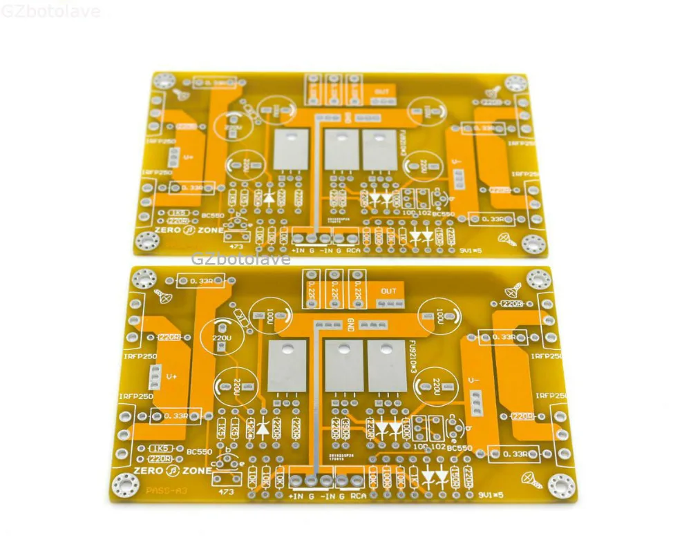 

Free ship PASS A3 single ended class a amplifier empty board PCB (2 boards)