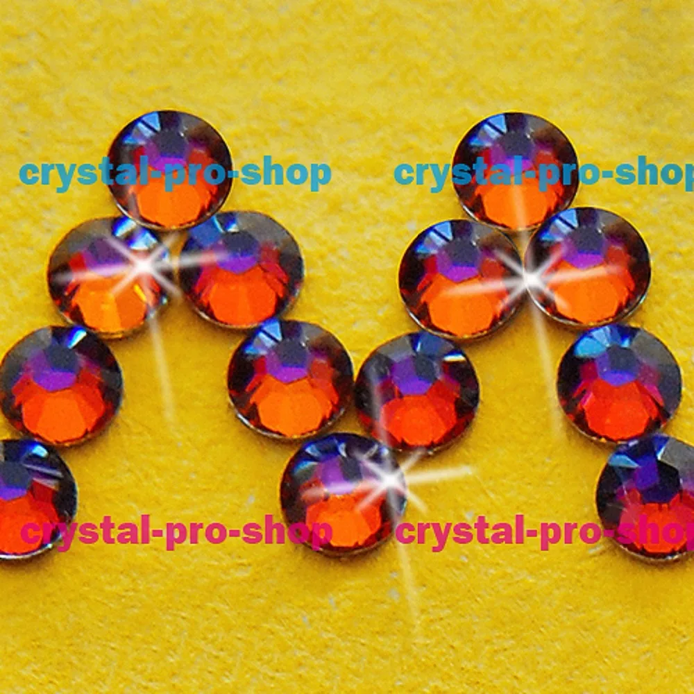 Элементы Swarovski Volcano (VOL) без горячей фиксации или исправленное Железо (ss5 ss20) (2 мм 4 80