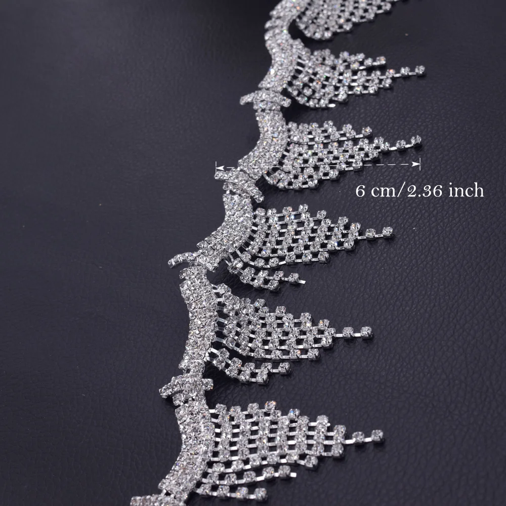 Tassel rhinestone trim HF-3294 (3)