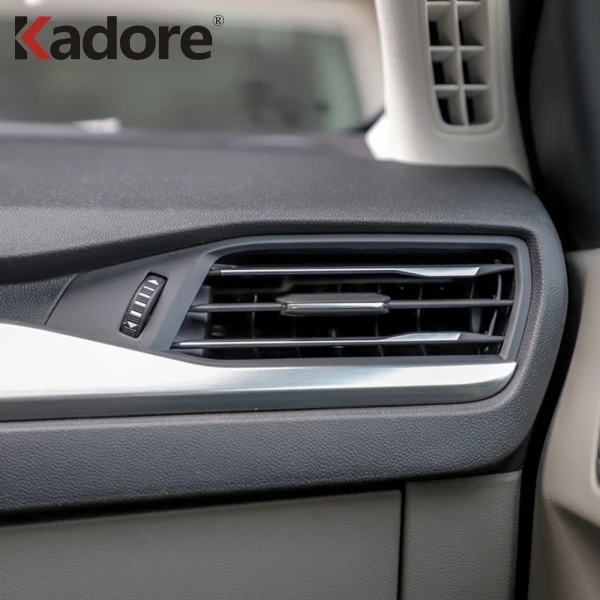 

For Ford Focus 2019 2020 ABS Matte Center Control Air Conditioning Outlet Vent Frame Trim Accessories Car-styling