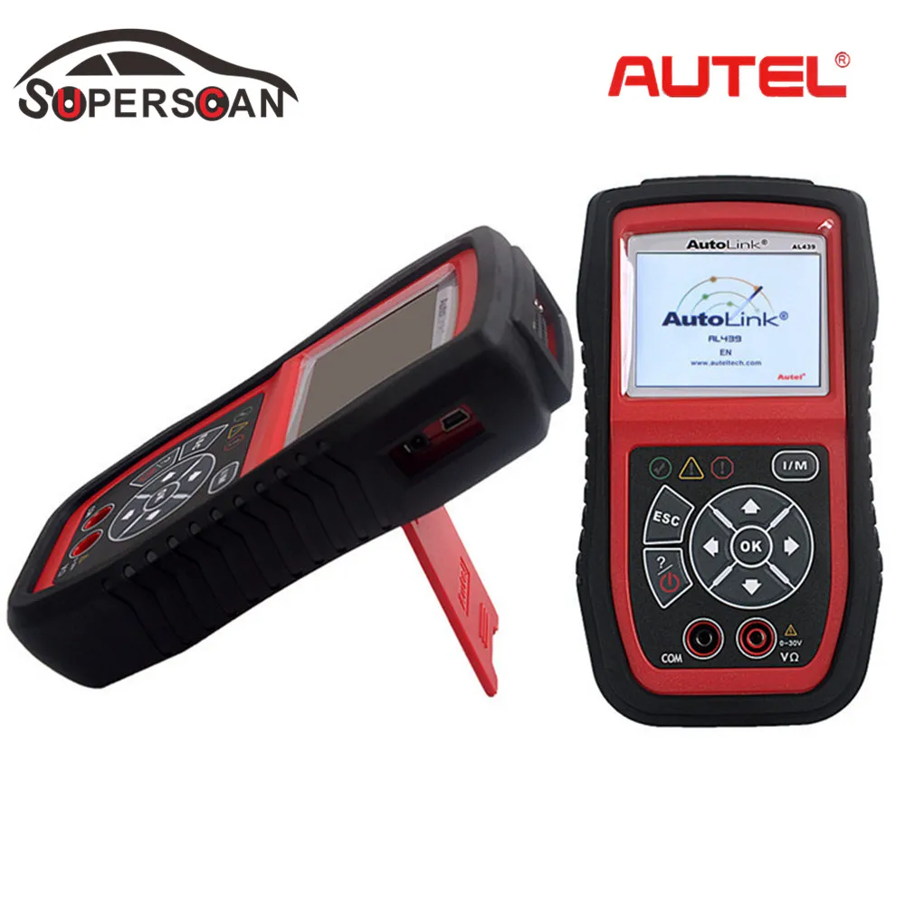 2017 Autel AutoLink AL439 OBD2 EOBD CAN OBD II Code Reader Auto Diagnostic Tool Car Scanner Electric Test Diagnostic-Tool