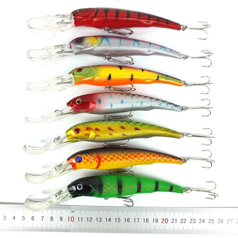 7 шт./set16.5c м/28 г большой воблер minnow Пластиковые Искусственный Минноу Рыболовную