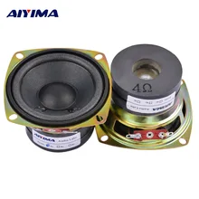 AIYIMA 2 шт. 3 дюйма аудио портативный динамик 4 Ом 10 Вт полный диапазон Неодимовый твитер Altavoz громкий динамик домашний кинотеатр звуковая система