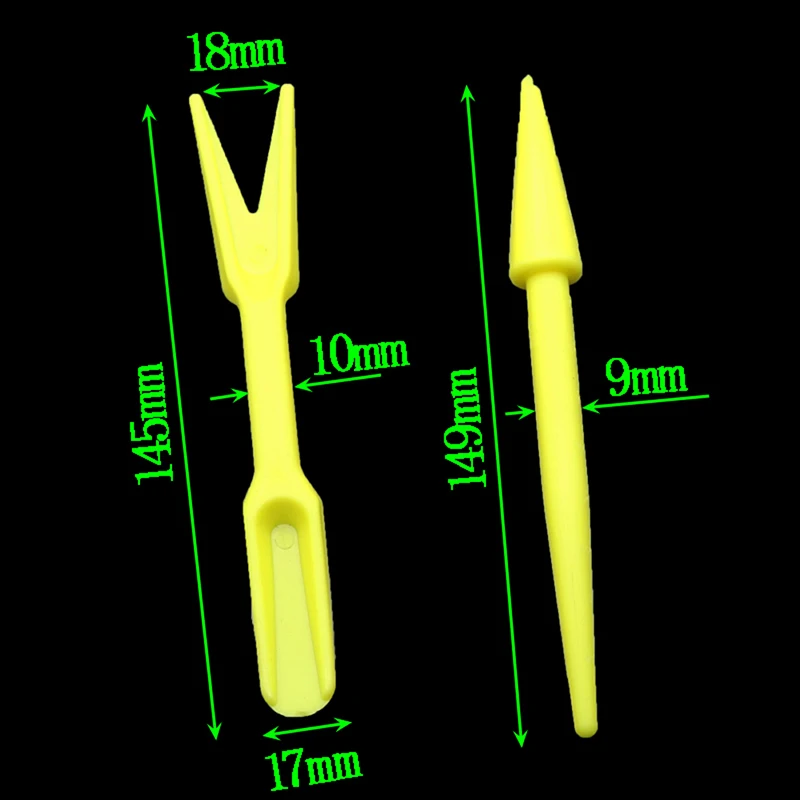 2 шт. мини сочные пересадка Пластик Инструменты Малый Лопаты Для пересадки рассады садовый инструмент(желтый и зеленый) Цвет rando
