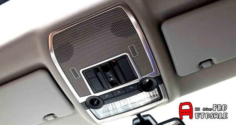 Нержавеющая сталь для BMW X5 E70 2008 2013 нержавеющая внутренняя передняя лампа чтения