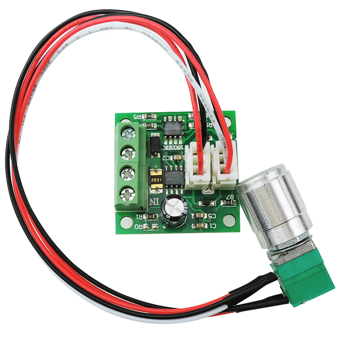 

2 in 1 Speed Control Switch 1.8V-15V 2A PWM DC Motor Speed Controller 1803BKW