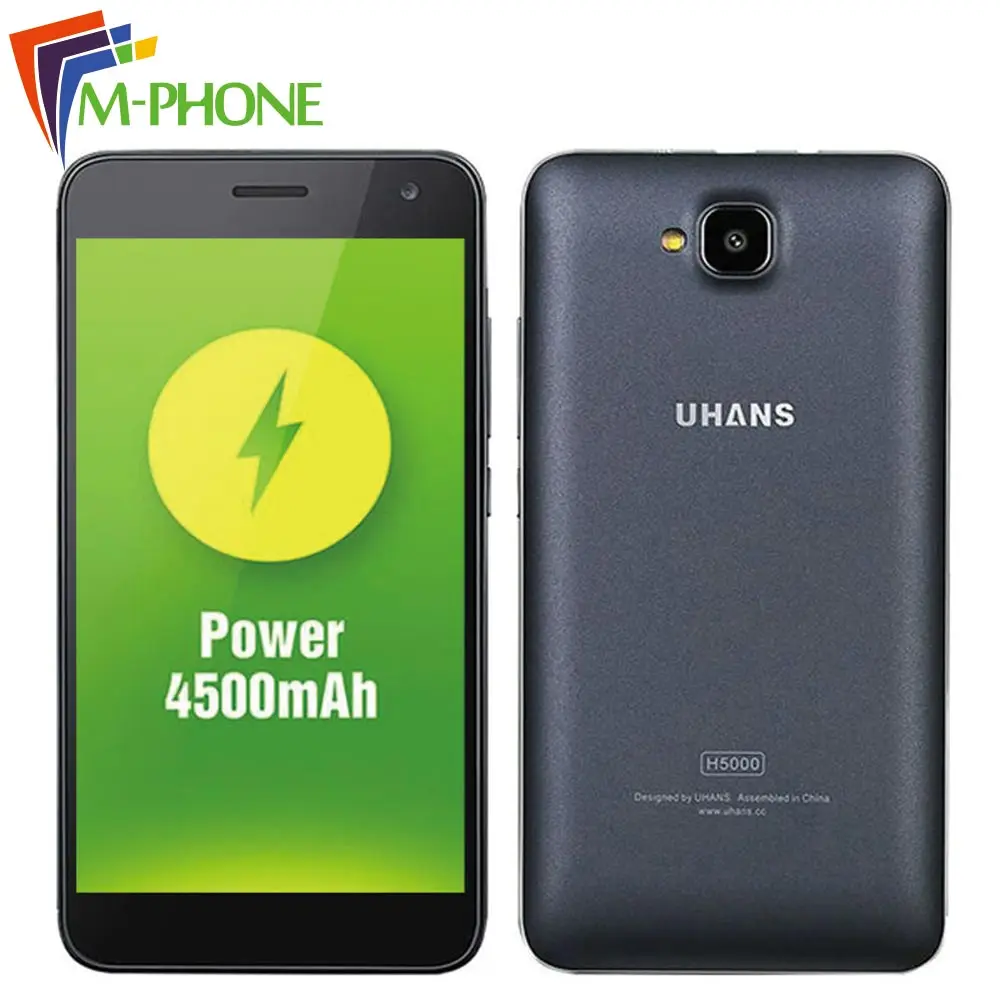 Original Uhans H5000 Mobile Phone 5 0 inch 4G Android 6 0 MTK6737 Quad Core 3G