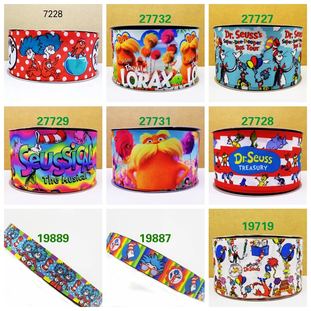 

Free shipping 2019 new arrival ribbons Hair Accessories ribbon 10 yards printed grosgrain ribbons 27727
