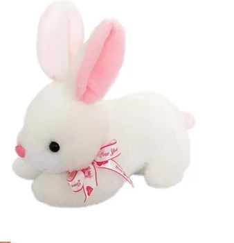

33 cm simulation rabbit cute rabbit plush toy doll, Christmas gift w3909
