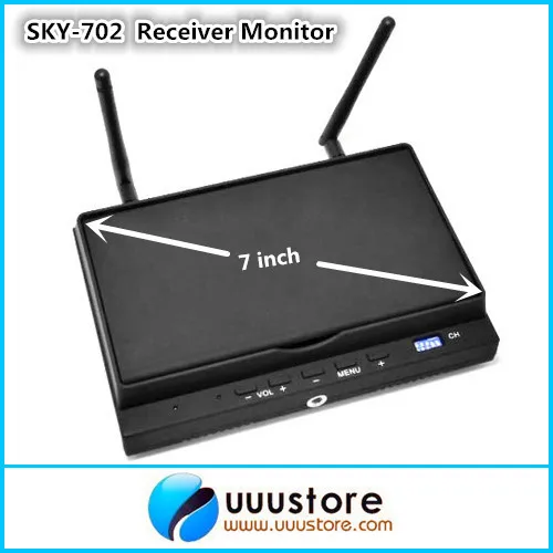 Boscam RC702 SkyZone Sky 702 7in FPV Monitor Displayer Built in 32CH 5 8G Diversity Dual