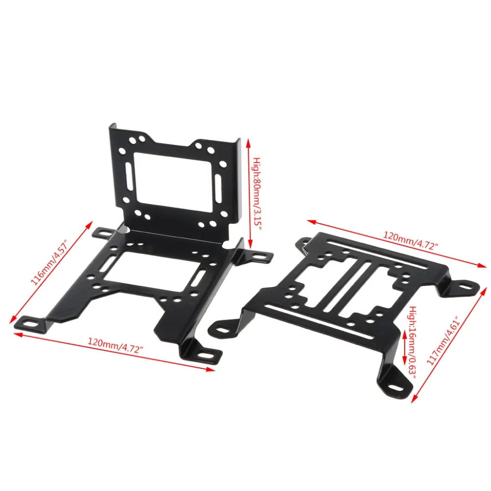 Многофункциональный кронштейн водяного охлаждения радиатора кронштейн водяного насоса держатель водяного бака Монтажная Поддержка компьютера радиатор фитинг
