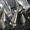 100 pièces/ensemble 9.5MM argent cône pointes vis goujons bricolage artisanat Cool Rivets Punk ► Photo 3/6