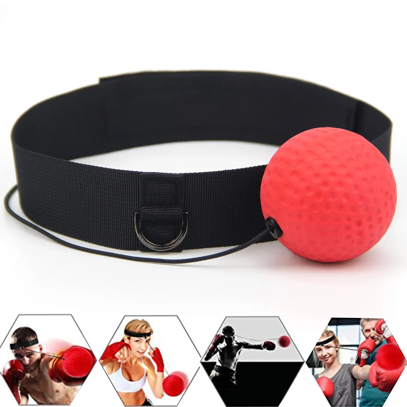 Boxing Punch Ball Training Hand Eye Coordination with Headband Portable