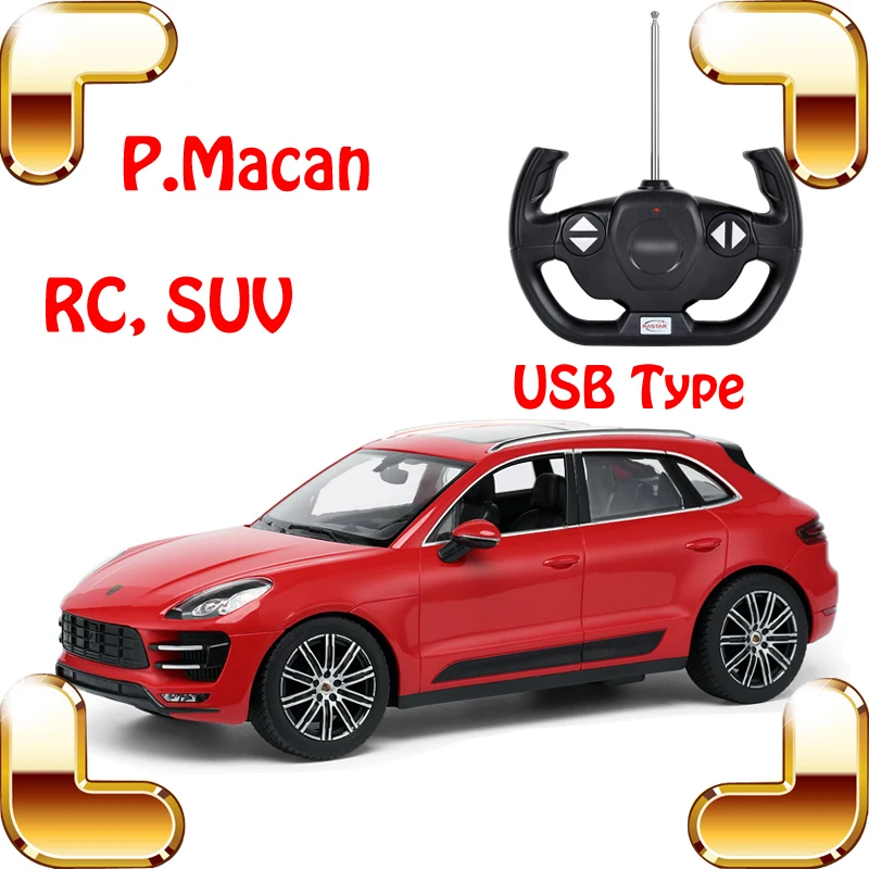 

New Arrival Gift Macan 1/14 RC SUV Model Vehicle Big Racing Toy USB Charge Children Adult Fun Game Electric Drift Moving Cars