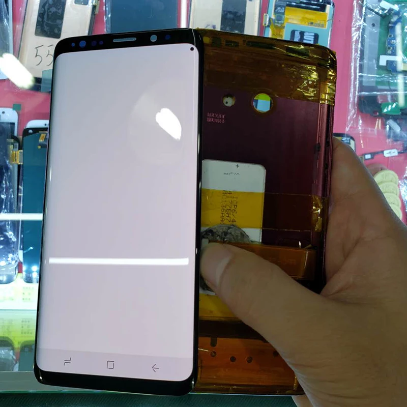 

Original S8 Display For Samsung Galaxy S8 Screen Replacement Small Spot S8 G950f LCD S8 Plus G955f LCD With Frame Assembly