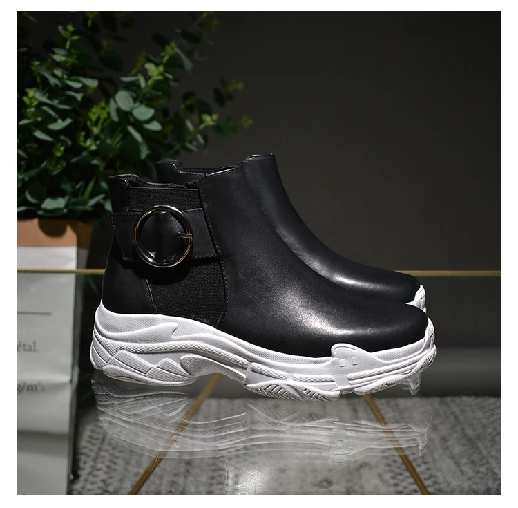 Botas Femenino Cuero Corto Moda Caliente Marca as Pic Sapato Cremallera Mujer Pic Estrella Diseño Hebilla Las Zapatos Lado Mujeres Pista Cinturón De Metal As wZTHICxq