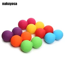 12,5*6,5 см арахис Массажный мяч резиновый массаж спины шар триггер понит Лакросс мяч массаж тела и Фитнес упражнения шары