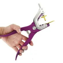 Pince pour étiquettes d'oreilles en métal pour bétail, de chèvre, outil pratique pour animaux, 1 pièce
