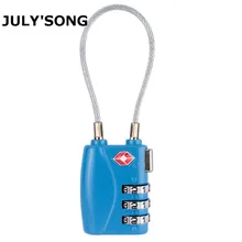 JULY'S SONG TSA Resettable 3 Digit Combination Lock Safe Password Lock For Luggage And Customs Strong Anti-theft Code Locks
