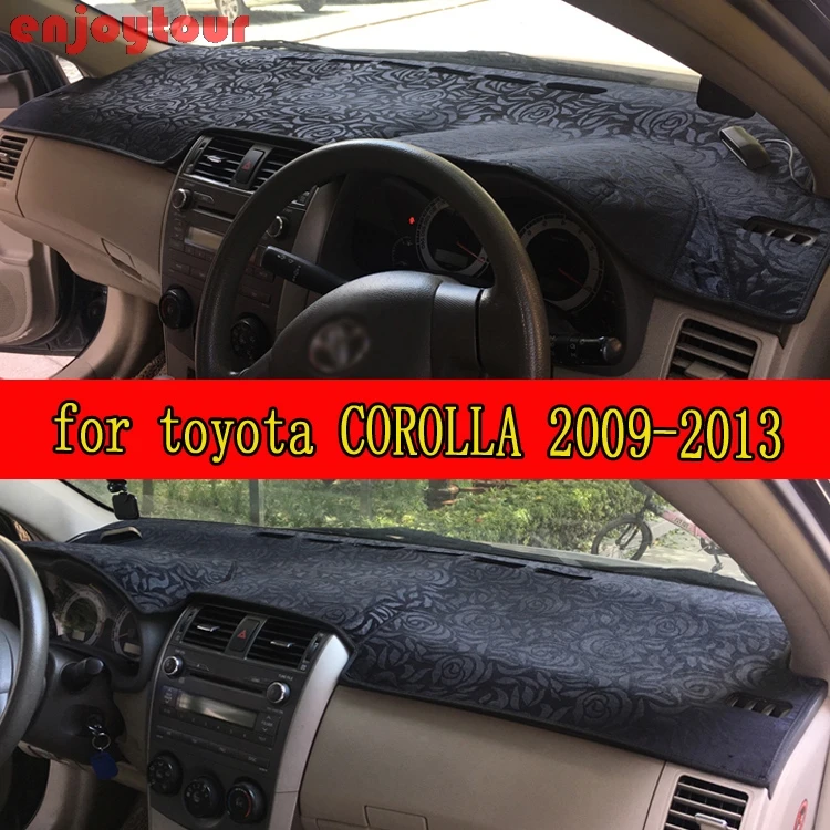 for Toyota corolla axio 2007 2013 Flannel dashmats car styling