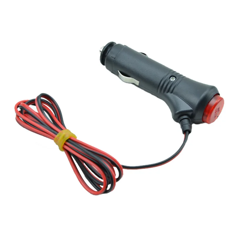 Buendeer 100cm long Car cigarette lighter extension cord/power cord/car plug Socket with switch Led Indicator|cigarette cord|cigarette