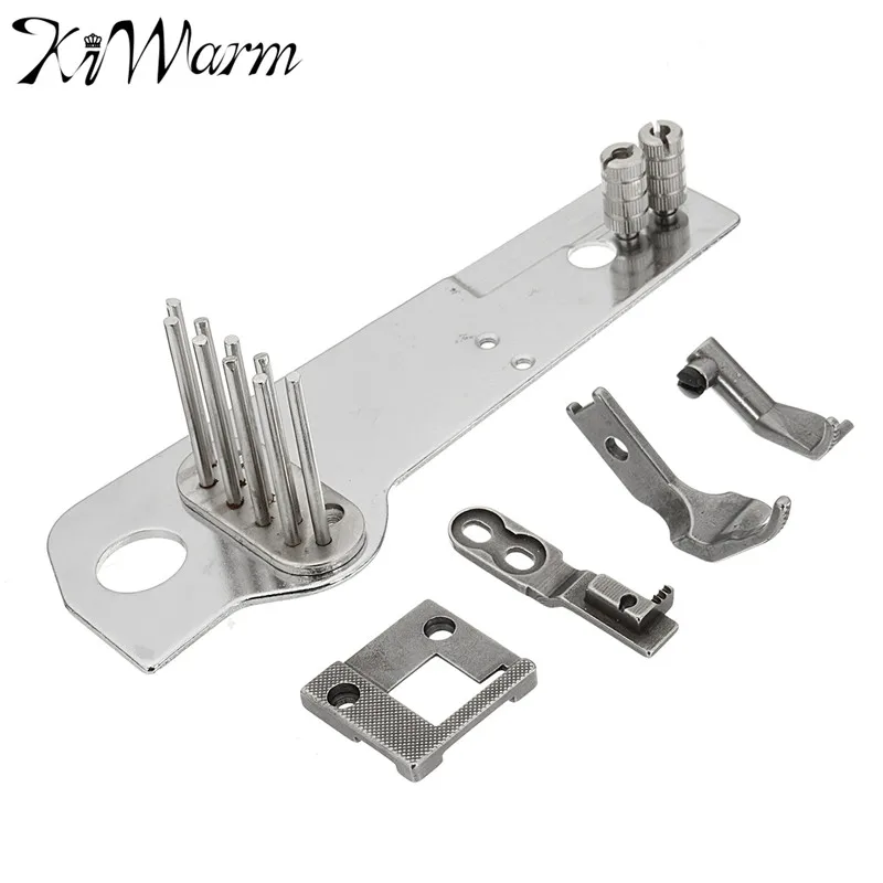 

KiWarm Set Sewing Machine Attachment Needle Plate Screws Complete Binding Attaching Parts For Pfaff 335 #BG335 Sewing Tools