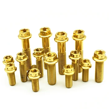 

Titanium Bolts for Motorcycle Modification Brake Calipers M8 x15 20 25 30 35 40 45 50 55mm Bolt Ti Screws Ti Fasteners 2pcs