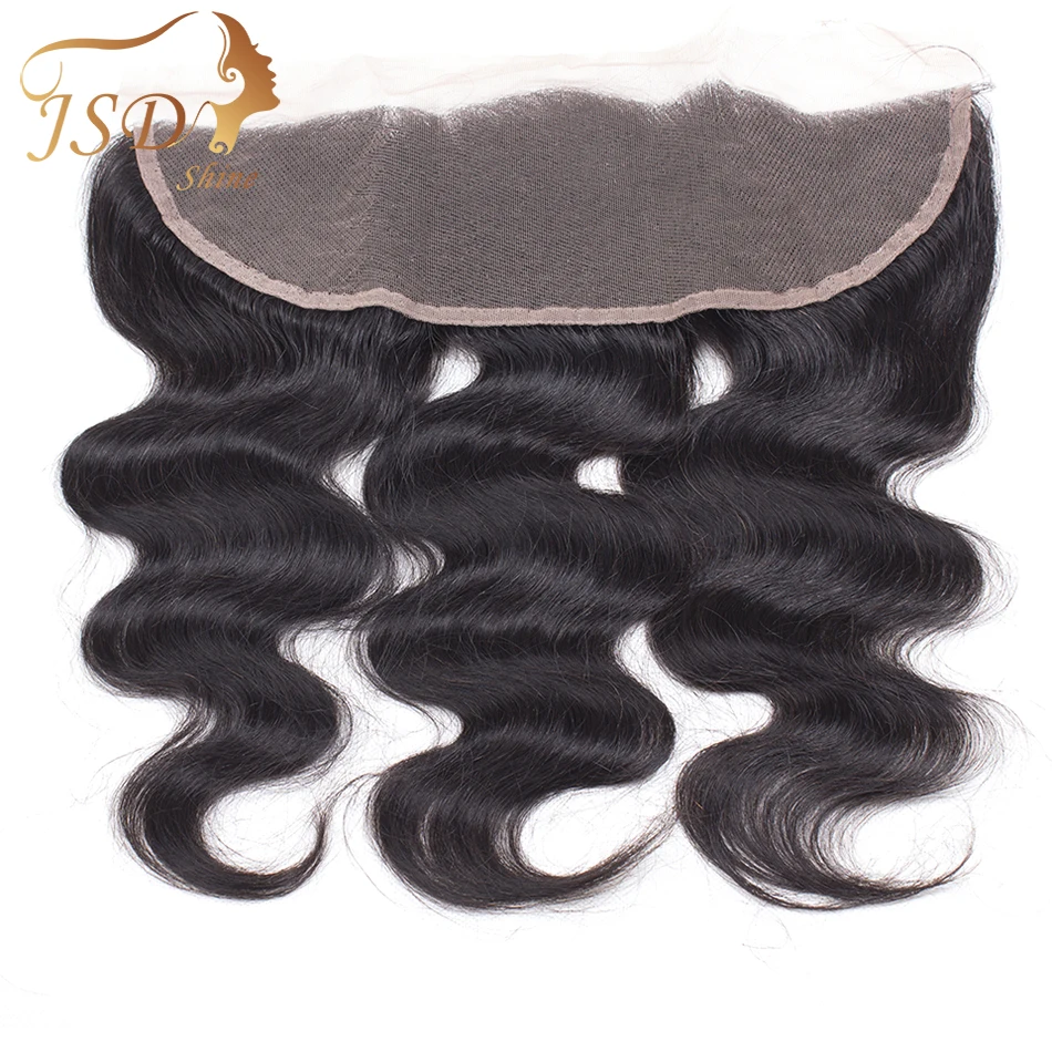 

JSDShine Hair Ear to Ear Lace Frontal Closure 13X4 Free Part Pre Plucked Brazilian Body Wave Human Hair Remy Hair Free Shipping