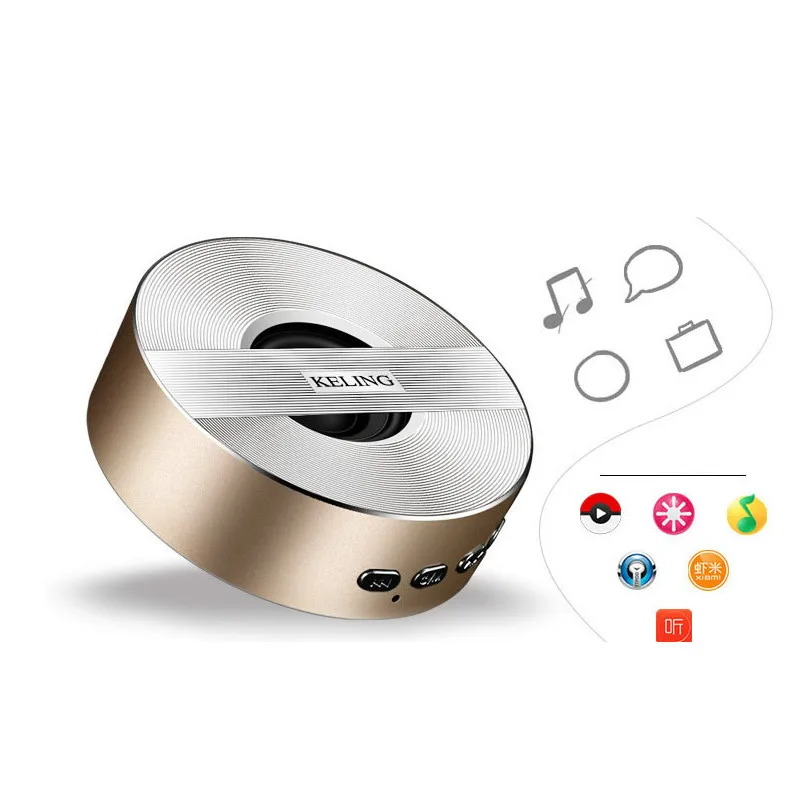 

Portable Wireless Bluetooth Speaker Stereo Speaker Mini Subwoofer USB Column Music Player for TF Cards MP3 Phone Notebook Laptop