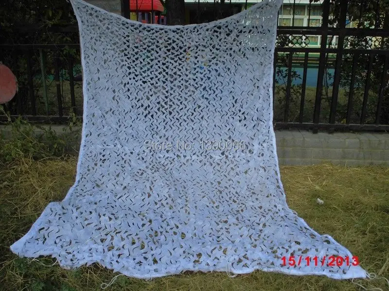 

3X5M Military Camouflage Net Car Cover White camo netting in sun Shelter for Hunting Camping