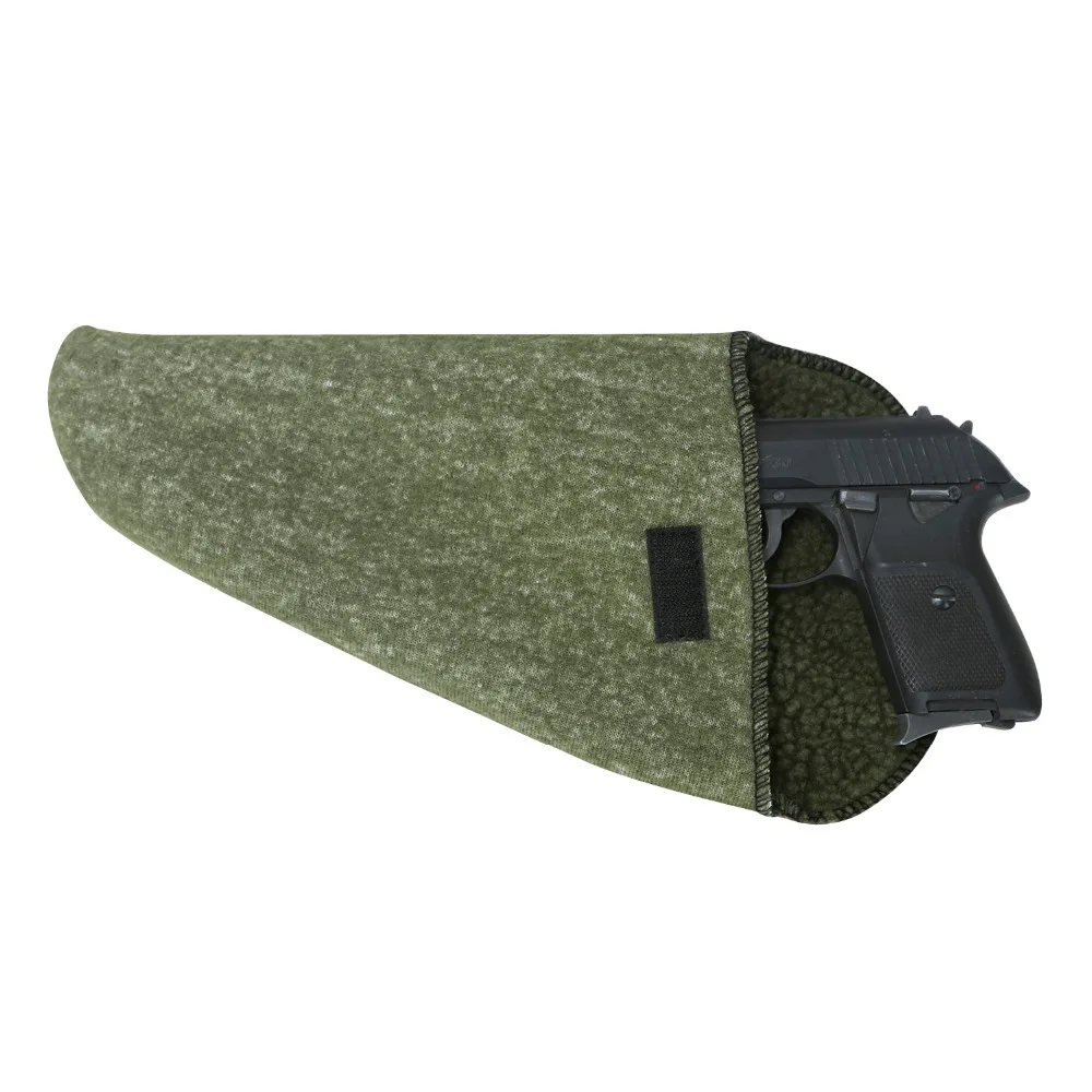 Tourbon Тактический силиконовый обработанный чехол для пистолета чехол для хранения пистолета кобура Защитная ткань для пистолета 26 см