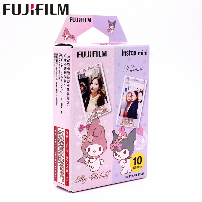 Оригинальная фотобумага Fujifilm 10 листов Instax Mini My Melody для камеры 8 7s 25 50s 90 9 SP 1
