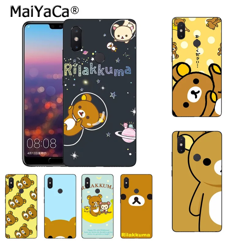 

MaiYaCa Cute rilakkuma Top Detailed Popular Coque Phone case for Xiaomi Mi 6 Mix2 Mix2S Note3 8 8SE Redmi 5 5Plus Note4 4X Note5