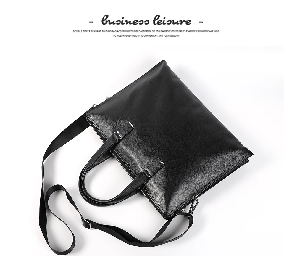 Мужской портфель из натуральной кожи, сумка для бизнеса, известный бренд, сумки через плечо, Офисная сумка, 14 дюймов, сумка для ноутбука, высокое качество